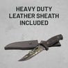 Camouflage Colossal Fixed-Blade Steel River Co.