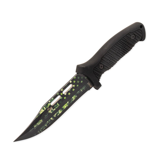 Camouflage Colossal Fixed-Blade Steel River Co.