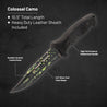 Camouflage Colossal Fixed-Blade Steel River Co.