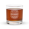President Trump Whiskey Glass Steel River Co.