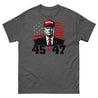 Trump 45–47 T-Shirt Steel River Co. Dark Heather / S