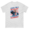 Trump's 'Big Salute' Memorial Day Tee Steel River Co. Ash / S